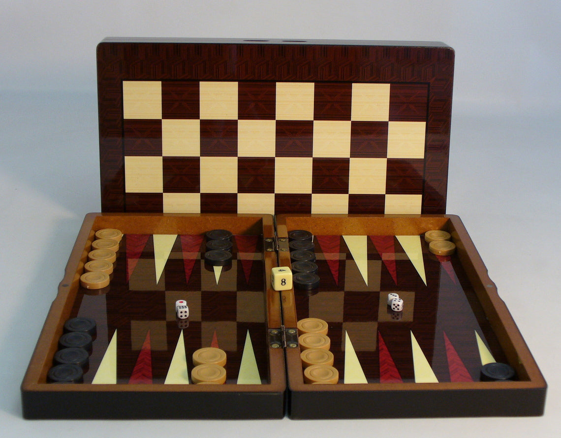 Backgammon and Checkers 15 in.