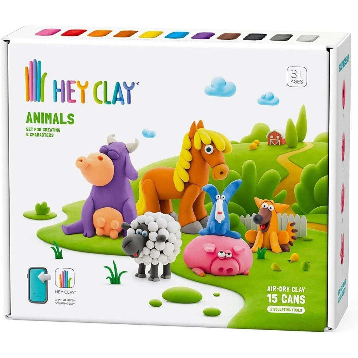 Hey Clay Set - Farm Animals