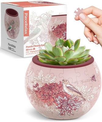 3D Puzzle Planter - Singing Birds and Flowers