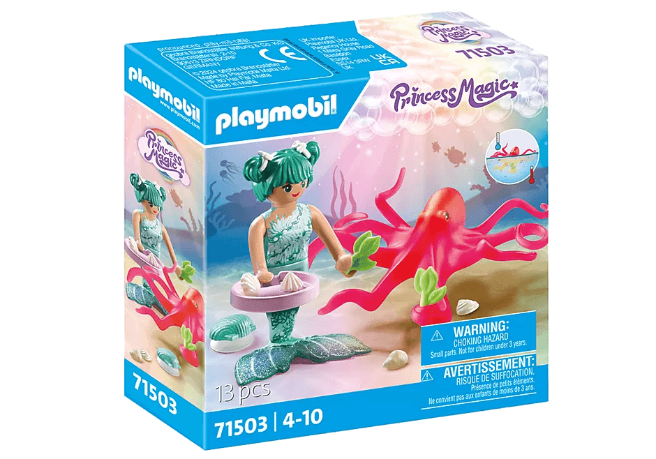 Sirène avec pieuvre - Princess Magic - La Ribouldingue