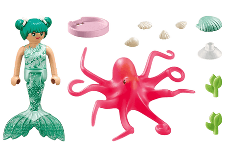 Sirène avec pieuvre - Princess Magic - La Ribouldingue