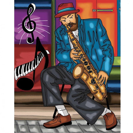 Smooth Jazz 40 x 50 cm - La Ribouldingue