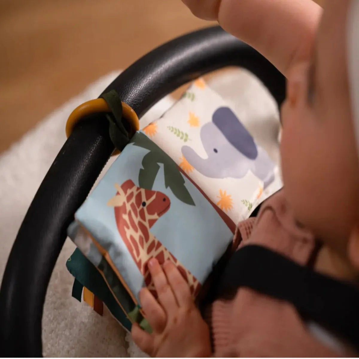 Livre tissu bébé - Jungle