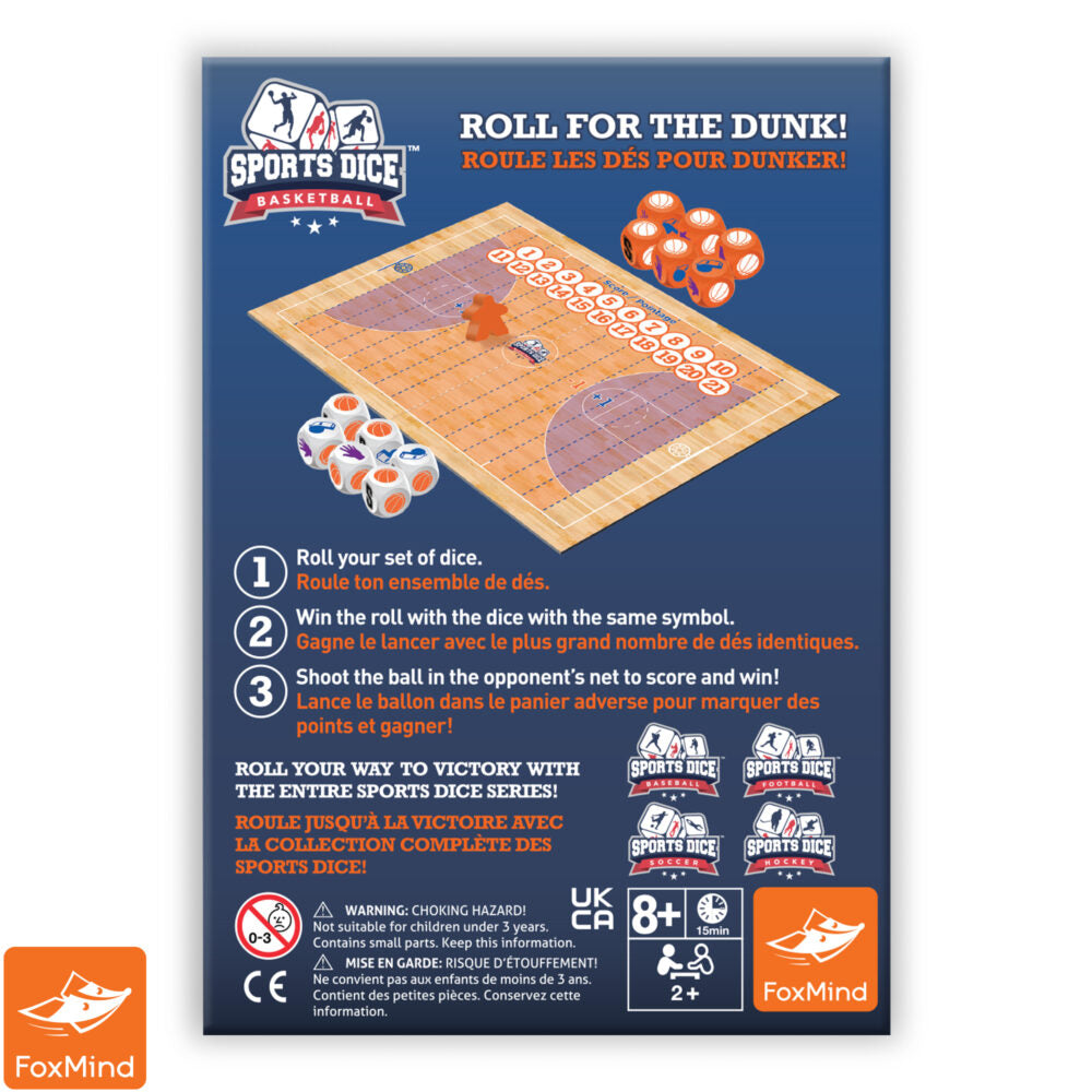 Sports Dice - Basketball (Bil)