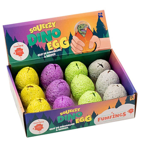 Squeezy Dino Eggs (assortiment) - La Ribouldingue