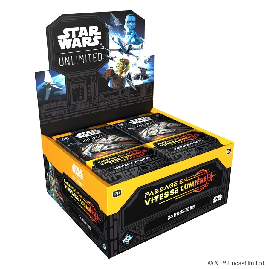 Star Wars : Unlimited - Passage en vitesse lumière - Boite de Boosters (Fr)