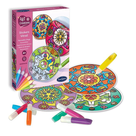 Stickers Vitrail - Mandalas (Multi)
