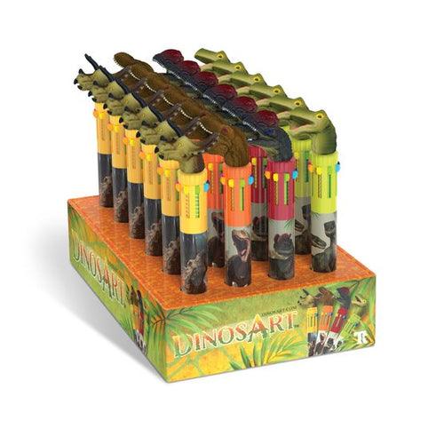 Stylo 10 couleurs DinosArt - Assortis - La Ribouldingue