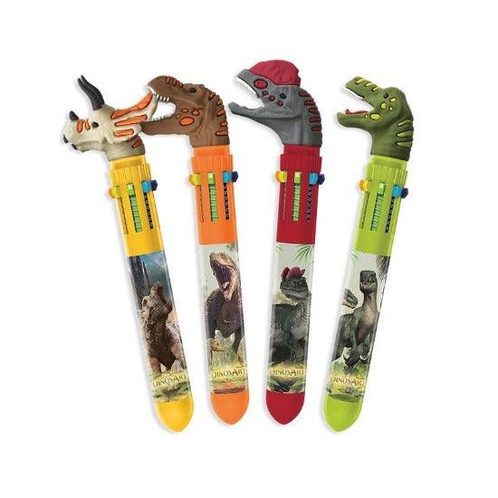 Stylo 10 couleurs DinosArt - Assortis - La Ribouldingue