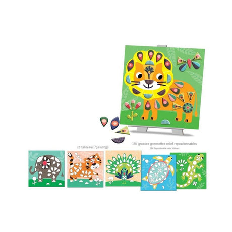 Gommettes déco - Dans ma savane (Multi)