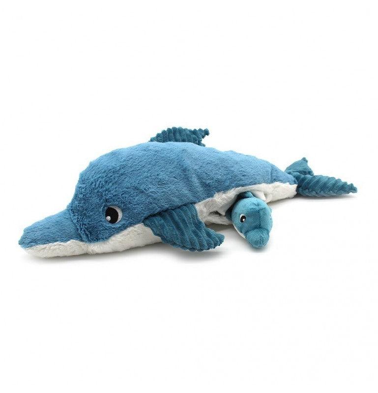 Tofou le dauphin - Maman et bébé - Bleu - La Ribouldingue