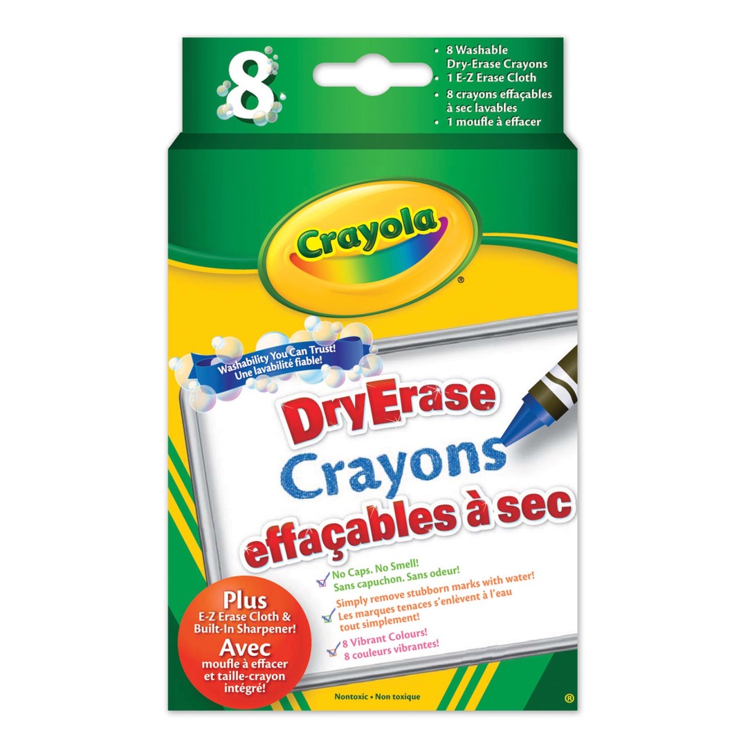 Crayola - Crayons effaçables à sec (8)
