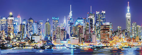 Une ville la nuit - Intermédiaire - La Ribouldingue