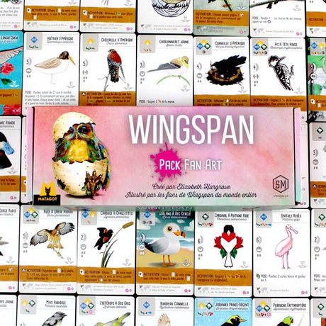 Wingspan - Pack Fan Art (Ext) (Fr) - La Ribouldingue