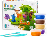 Ensemble d'argile Hey Clay - Animaux de la forêt
