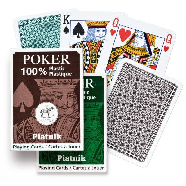 Cartes à Jouer de Poker 100% Plastique