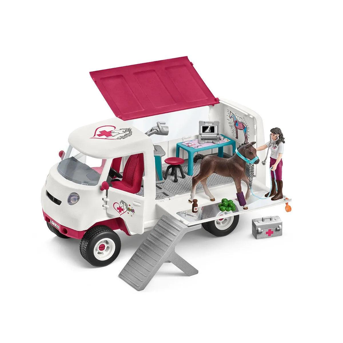 Vétérinaire mobile avec poulain Hanovrien - Horse Club - La Ribouldingue