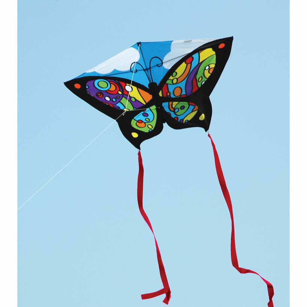 Cerf-Volant 52" - Butterfly Kite - Rainbow Orbit