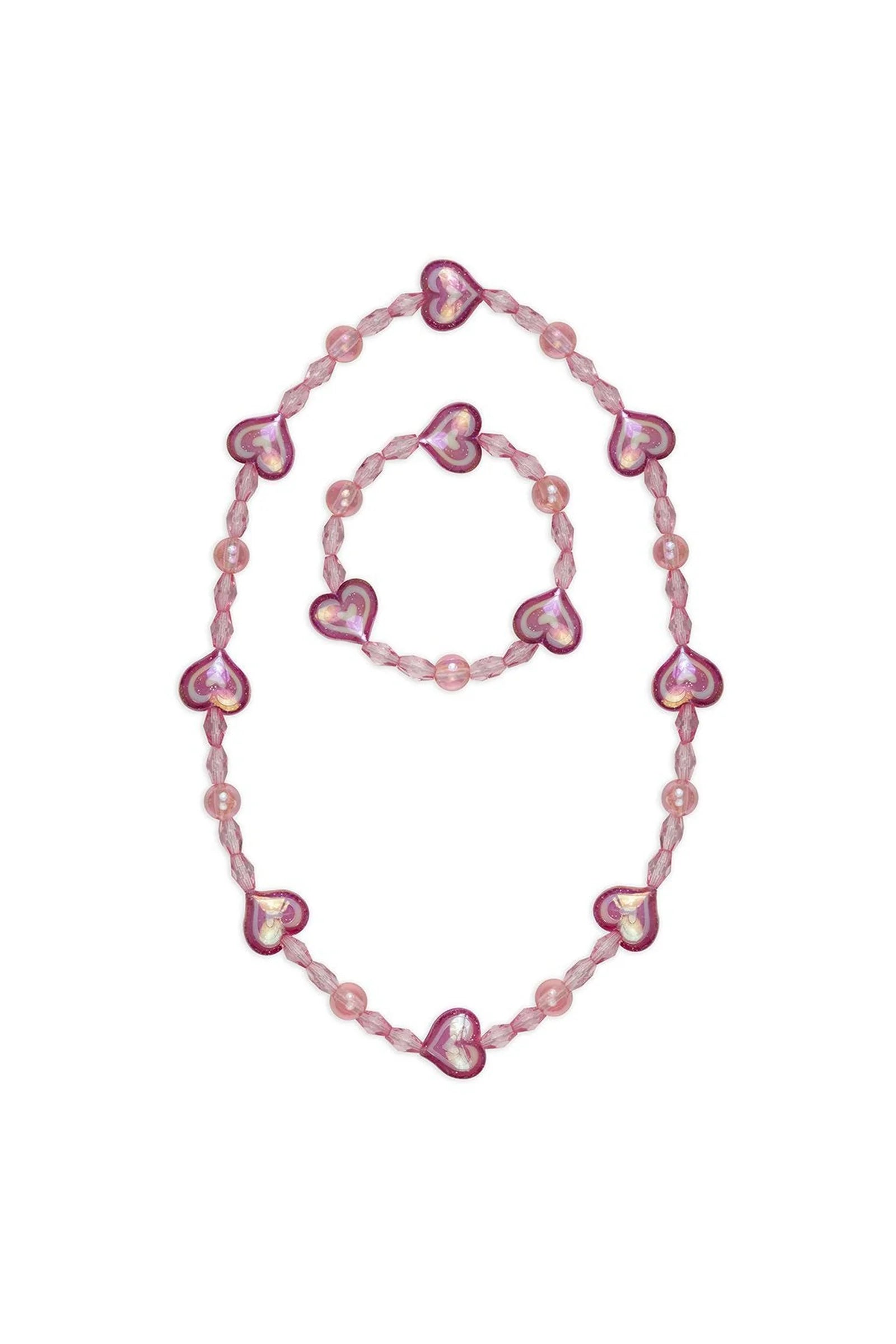 Collier et Bracelet - Coeurs