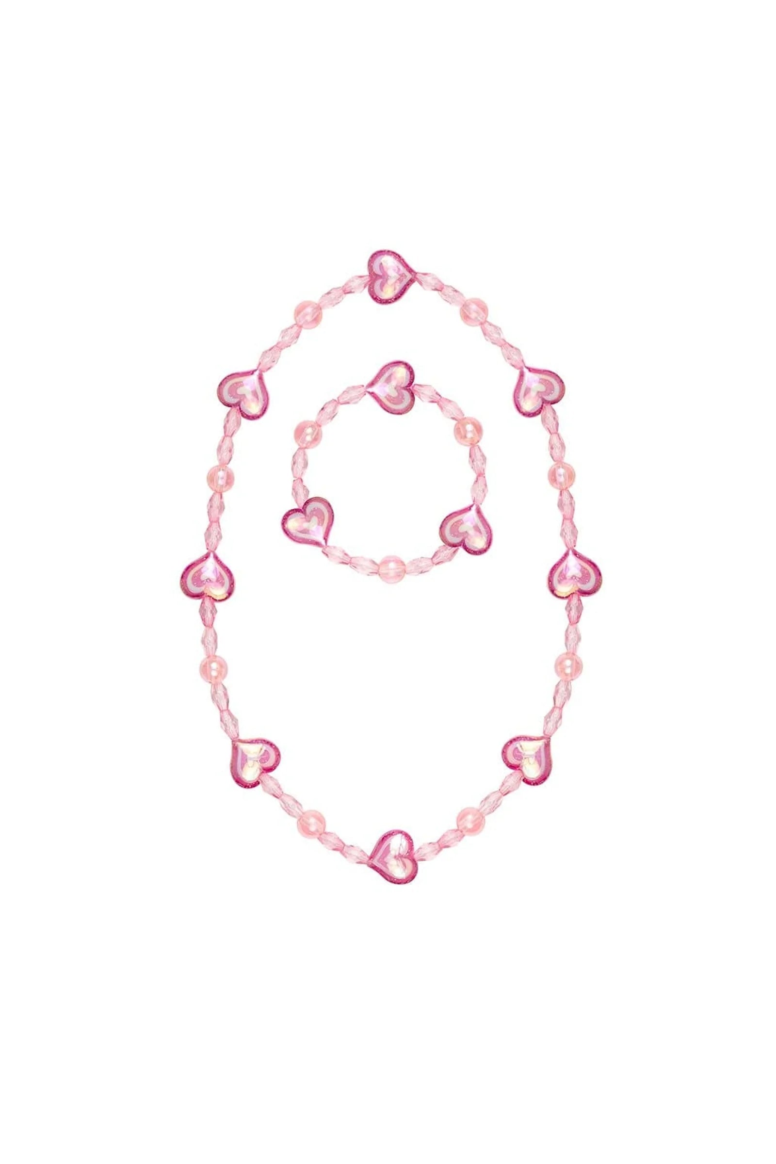 Collier et Bracelet - Coeurs