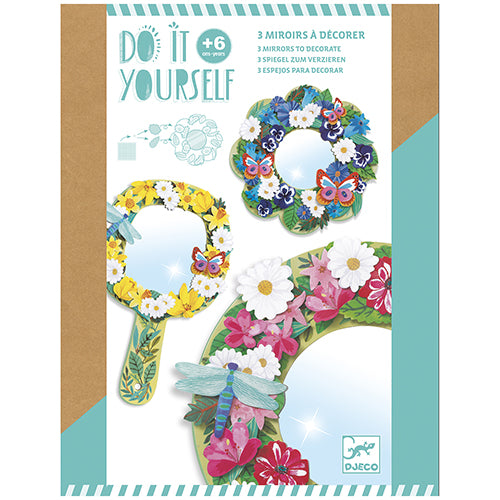 DIY - Mirrors to decorate - Pretty Flowers