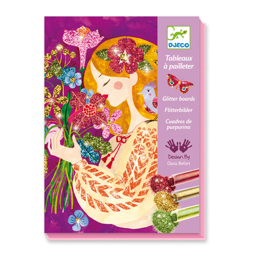 Glitter boards - The scent of flowers