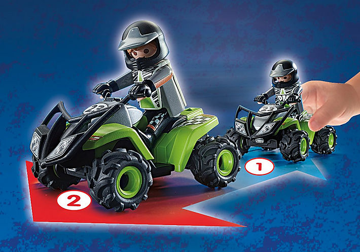 Pilote de Course et Quad