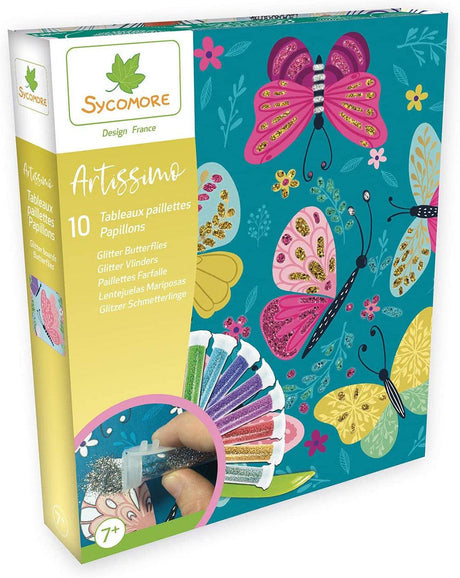 Artissimo - Grand modèle - Tableaux à pailleter - Papillons - La Ribouldingue