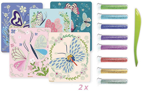 Artissimo - Grand modèle - Tableaux à pailleter - Papillons - La Ribouldingue