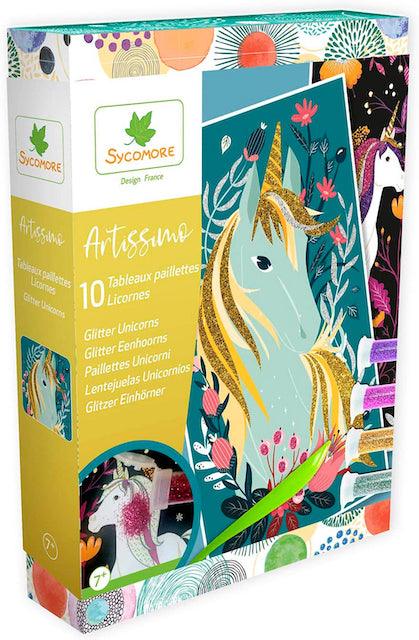 Artissimo - Tableaux à pailleter - Licornes - La Ribouldingue