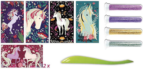 Artissimo - Tableaux à pailleter - Licornes - La Ribouldingue