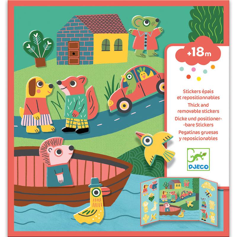 Autocollants - Les animaux - La Ribouldingue