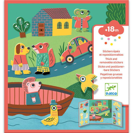 Autocollants - Les animaux - La Ribouldingue