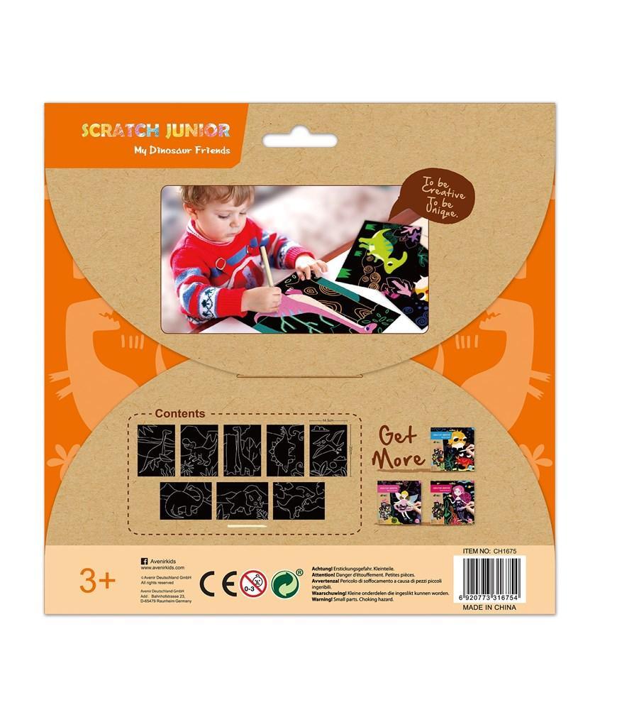 Avenir - Cartes à gratter Jr - Dinosaure - La Ribouldingue