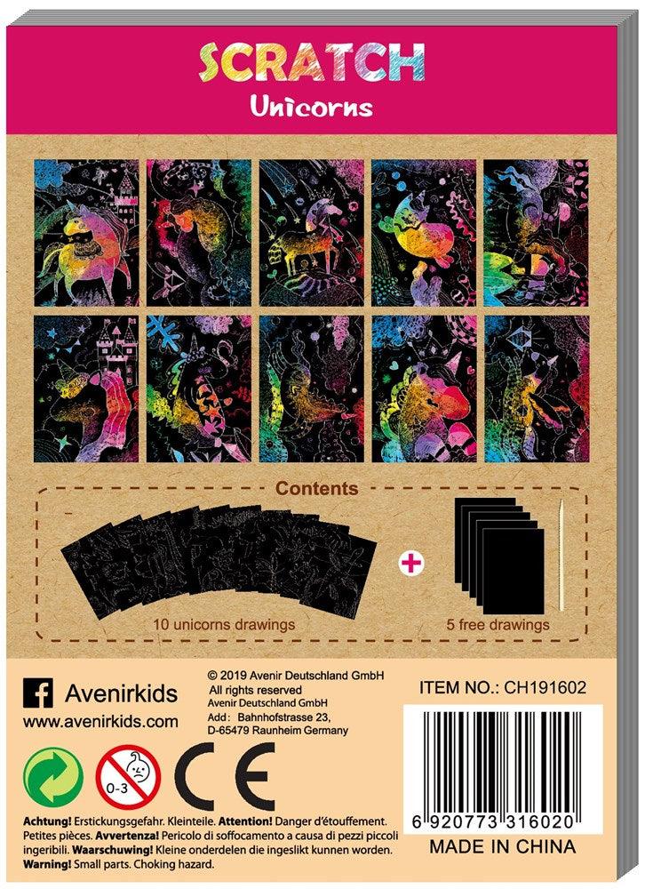 Avenir - Minis cartes à gratter - Licornes - La Ribouldingue