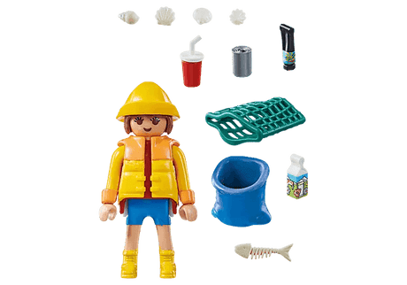 Bénévole ramassage de déchets - La Ribouldingue