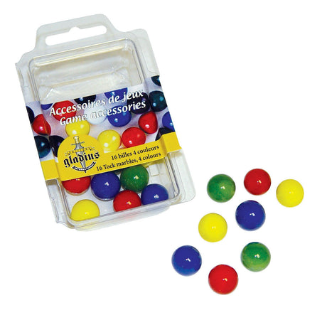 Billes de Tock (16 billes / 4 couleurs) - La Ribouldingue