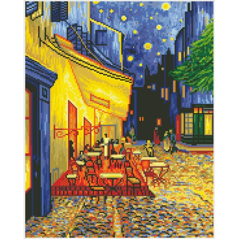 Café at Night - Van Gogh - Intermédiaire - La Ribouldingue