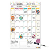 Calendrier mensuel - Notre mois ensemble - vertical - La Ribouldingue