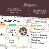 Calendrier mensuel - Notre mois ensemble - vertical - La Ribouldingue