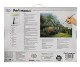 Candlelight Cottage - Kinkade - Peinture à numéros - La Ribouldingue