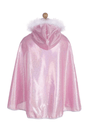 Cape Satin Marabou Rose 4-6 ans - La Ribouldingue