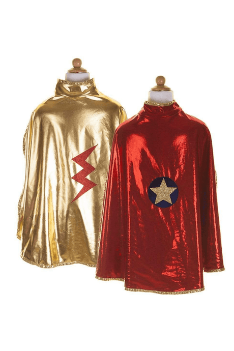 Cape Wonder Rouge et Or Réversible 5-6 ans - La Ribouldingue