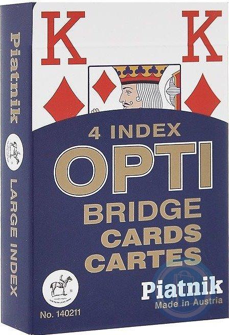 Cartes à Jouer Opti Bridge - Gros Chiffres - La Ribouldingue