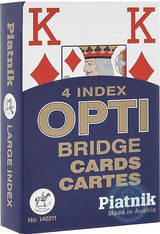Cartes à Jouer Opti Bridge - Gros Chiffres - La Ribouldingue