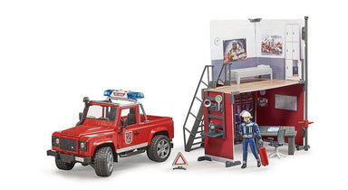 Caserne de pompiers Bworld avec Land Rover - La Ribouldingue