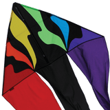 Cerf-Volant 56" - Flo-Tail Delta Kite - Rainbow - La Ribouldingue