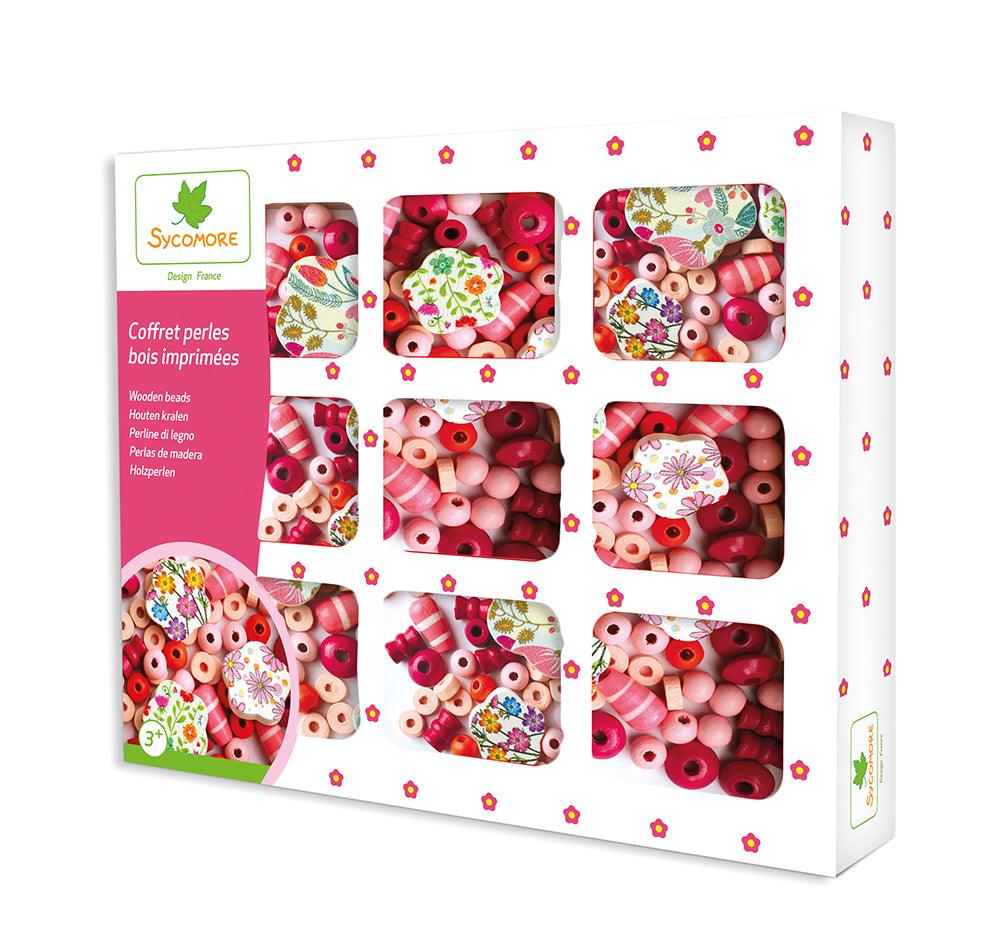 Coffret perles bois - Imprimées - La Ribouldingue