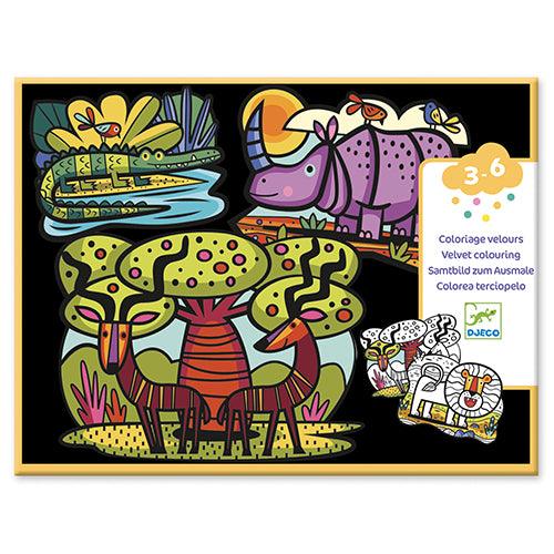 Coloriages - Animaux de la Savane - La Ribouldingue