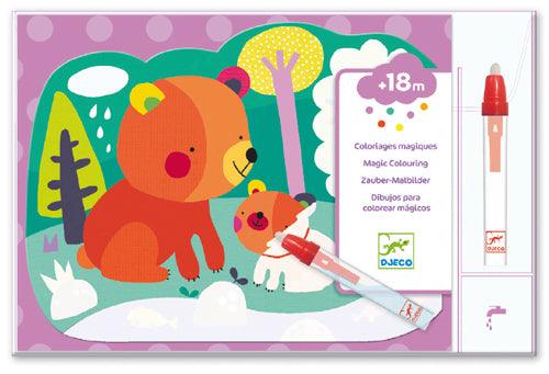 Coloriages magiques - Caché dans la forêt - La Ribouldingue